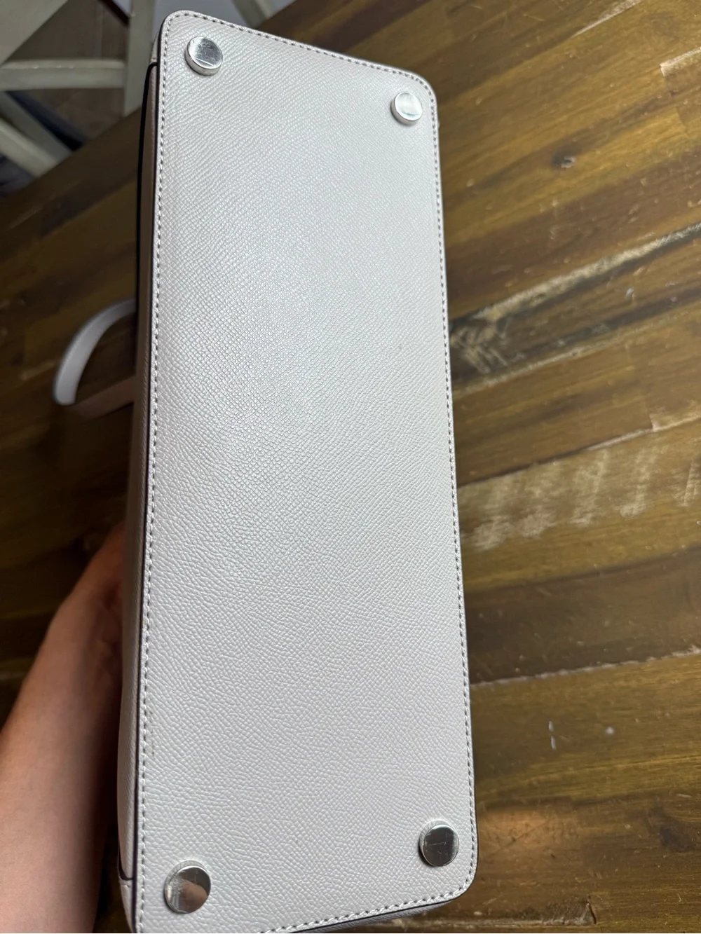 Michael kors Maddie Silver Leather Tote